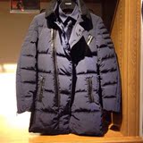 太平鸟男装2015冬装新款正品代购羽绒服修身中长款外套B1AC44312