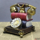 创意储蓄罐复古欧式电话机模型摆件酒吧餐厅客厅桌面招财装饰礼品