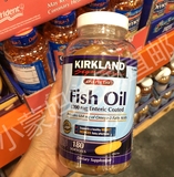 美国代购直邮 Kirkland Omega-3 高浓度肠溶型 深海鱼油180粒