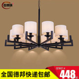 现代新中式吊灯中国风中式灯具客厅灯大气仿古书房布艺复古餐厅灯