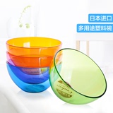 日本品牌 防摔塑料碗拉面碗日式餐具碗筷汤碗米饭碗彩色儿童碗