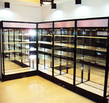 精品化妆品柜台饰品玻璃产品陈列柜展示柜货架展柜展示架配件柜