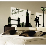 创意个性荧光夜光墙贴纸卧室 温馨床头浪漫情侣装饰画墙纸自粘
