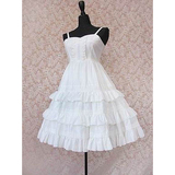 夏季女lolita洛丽塔日常公主洋装上新款蛋糕小礼服吊带连衣裙特价