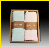 AUPRES/欧珀莱/欧泊莱 专柜赠品 柔软爽肤巾 100%棉 2条