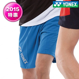 韩国进口YONEX尤尼克斯YY羽毛球服运动衣服男/女短裤 红/蓝/黑3色