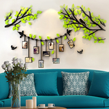 创意照片相框墙贴3d亚克力立体墙贴客厅沙发卧室温馨背景墙树贴画