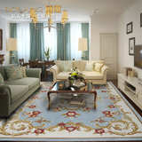 欧式羊毛手工地毯加厚加密雕花客厅茶几卧室满铺床边地毯来图定制