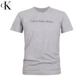 正品ck男士t恤短袖圆领95%棉时尚百搭打底衫纯色夏季 CKCMP68Q