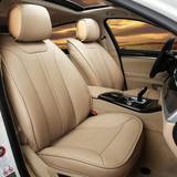 四季全皮革纯色汽车座垫全包E300奔驰E180 E260 E320E400专用坐垫