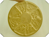 体育纪念徽章收藏  1980年美国冬季奥运会  大铜章  直径7.6厘米