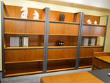 那古广东开放式钢木组合办公书架现代简约文件柜老板资料储物柜