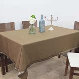 几垫办公桌布长方形纯色仿棉麻中式古典餐桌布桌旗会议台布布艺茶