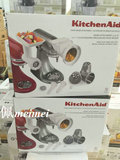 【现货】代购KitchenAid厨师机配件研磨 绞肉 灌肠 切片切丝 套装