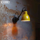 乐灯复古工业美式壁灯创意儿童房床头过道loft单节可旋转墙壁灯具