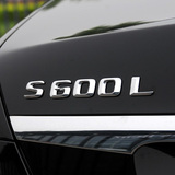 专用于奔驰2016新款S500L车标S600L尾标志字标牌排量标后车贴改装