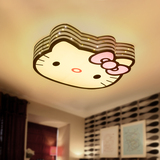 新款 Kitty凯蒂猫儿童房LED吸顶灯 创意卡通护眼公主女孩卧室灯具