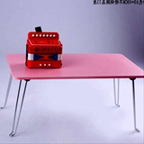 色电脑桌床上用宿舍电脑桌可折叠懒人桌床上书桌加高小桌子大号粉