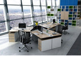 简约现代办公家具办公桌椅定制 多人位组合屏风隔断职员工位桌台