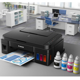 描打印机家用连供佳能G2800多功能一体机彩色喷墨照片文档复印扫
