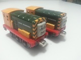 正版LC托马斯磁性合金小火车玩具模型 双胞胎亚瑞伯特车头组合
