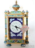 [转卖]景泰蓝钟 古典钟表 纯铜古钟 欧式珐琅钟 样板间钟表