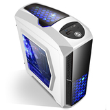 金河田预见N9台式机电脑主机箱M-ATX侧透明水冷游戏小机箱usb3.0