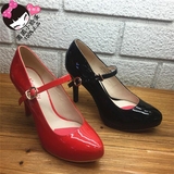 专柜正品SA76521-94代购Kiss Kitty女鞋2016年秋水台高跟单鞋女