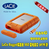 LaCie莱斯Rugged探路者SSD 250G固态2.5寸移动硬盘雷电2代9000490