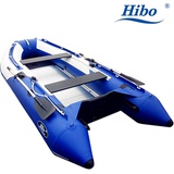 Hibo海宝橡皮艇充气船冲锋舟2人4人5人7人铝合金底板充气艇钓鱼船