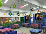 幼儿园环境 走廊挂饰 商场教室布置吊饰 无纺布装饰材料批发