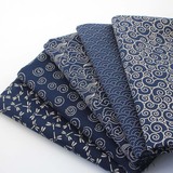 刺子绣和风面料 台湾进口棉布 布艺DIY拼布手工布料 四分之一米