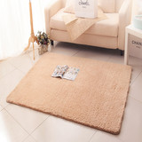 现代简约大地毯纯色素色卧室床边客厅沙发茶几窗户脚垫长方形地垫