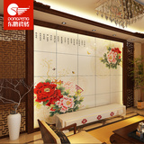 东鹏瓷砖 富贵到家 闲的中式艺术背景墙 简约客厅墙面砖背景墙
