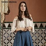Vero Moda2016新品灯笼袖双层面料宽松雪纺衫316158001