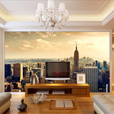 筑风景无缝大型壁画卧室客厅电视背景墙纸个性壁纸613纽约城市建