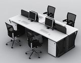 长沙办公家具办公桌椅简约现代员工电脑桌办公桌组合屏风卡座