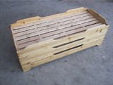 特价幼儿园家用木质双人单人床实木床带护栏男女生通用床可定做