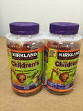 美国代购Kirkland Children's儿童复合维生素咀嚼软糖160粒*2瓶