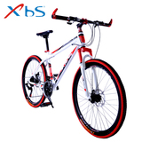 21速台湾暇步士XbS24/26寸 山地自行车双碟刹禧玛诺男女车zxc单车