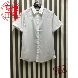 专柜正品 GXG男装2016夏装新款白色休闲短袖衬衫62223274