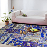 博尼亚 美式地毯欧式田园地毯地中海客厅茶几卧室地毯可水洗