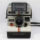 宝丽来Polaroid白彩虹机SX70 OneStep拍立得一次成像相机带闪光灯