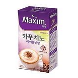 韩国进口食品 MAXIM麦鑫 麦馨榛子卡布奇诺咖啡 130g加奶泡沫拿铁