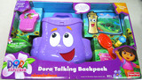 费雪Dora BACKPACK 朵拉的发声背包书包 梳子 电话过家家玩具