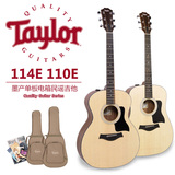 泰勒 Taylor 114E 110E 单板电箱民谣吉他 木吉他