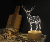 实木创意宜家小鹿灯北欧简约动物台灯日式创意无印风生日礼物台灯