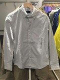 7正品代购GAP 新品 男装|纯棉清爽细条纹长袖衬衫198761