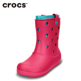 正品Crocs女鞋冬季新款卡骆班艾丽彩靴女式中筒靴保暖雪地靴14645