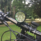 进口灯珠 7核t6 自行车前灯 强光山地车头灯 骑行装备照明灯爆亮